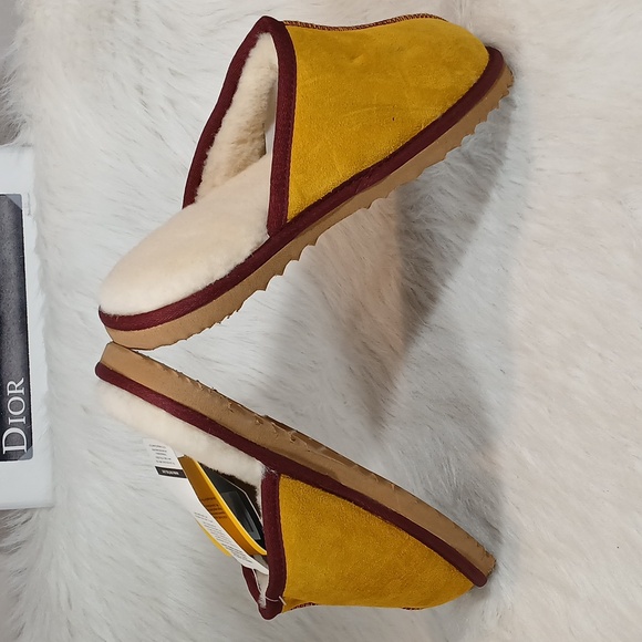 Brisbane Broncos Unisex NRL Scuff Slippers Sz 10 - Picture 4 of 8